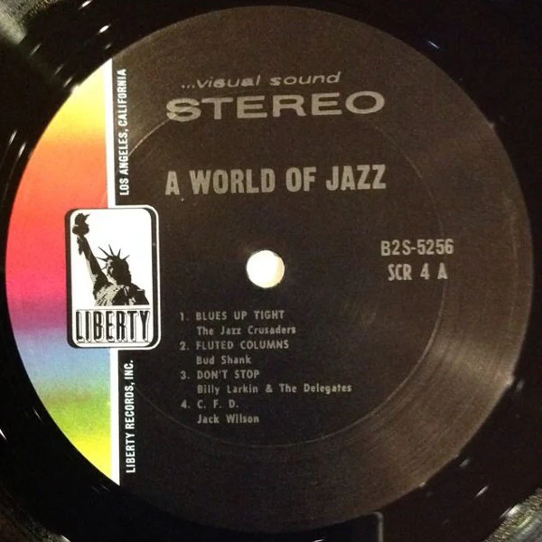 Various - A World Of Jazz (2xLP, Comp) (Good Plus (G+)) - Image 4