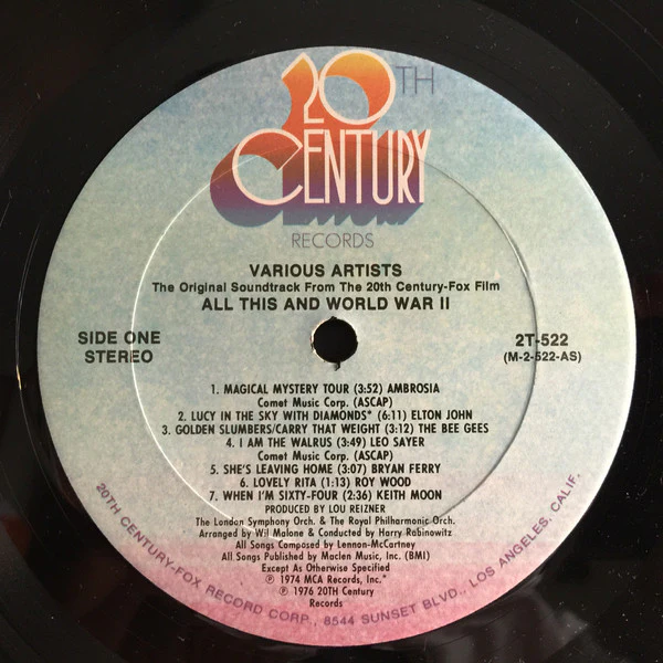 Various - All This And World War II (2xLP, Album, Ter + Box) (Very Good (VG)) - Image 3