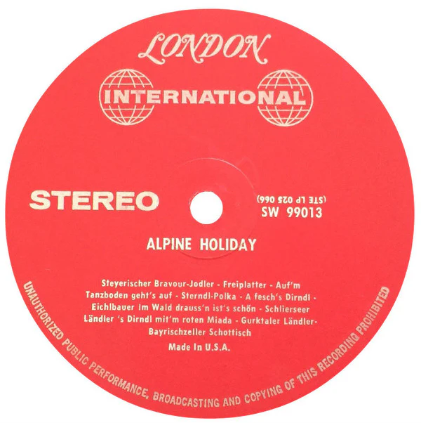 Various - Alpine Holiday (LP) (Very Good Plus (VG+)) - Image 3