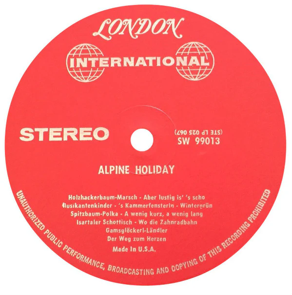 Various - Alpine Holiday (LP) (Very Good Plus (VG+)) - Image 4