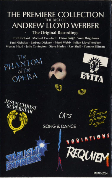 Various - Andrew Lloyd Webber - The Premiere Collection (The Best Of Andrew Lloyd Webber) (Cass, Comp, Dol) (Very Good Plus (VG+))