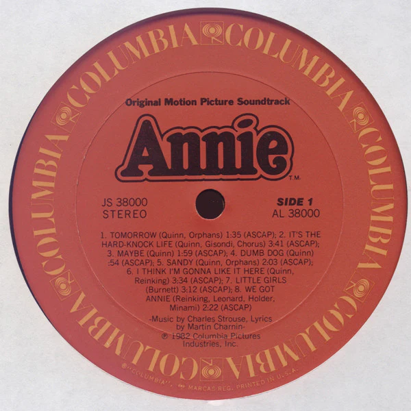 Various - Annie - Original Motion Picture Soundtrack (LP, Album, Ter) (Very Good Plus (VG+)) - Image 3