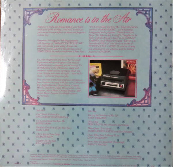 Various - Aromance™ Aroma Disc™ Presents Romance Is In The Air (LP, Comp) NEW & SEALED - Image 2