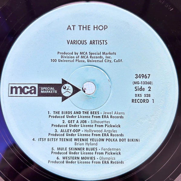Various - At The Hop (3xLP, Comp, Pin) (Very Good Plus (VG+)) - Image 4