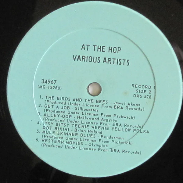 Various - At The Hop (3xLP, Comp) (Very Good (VG)) - Image 4