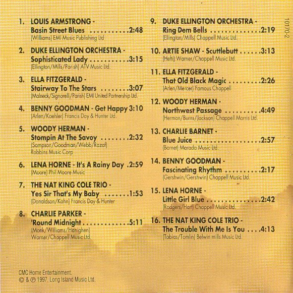 Various - Basin Street Blues (CD, Comp) (Very Good Plus (VG+)) - Image 3