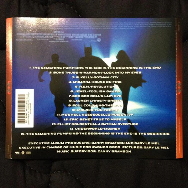 Various - Batman & Robin: Music From And Inspired By The Motion Picture (CD, Album, Comp, Club, BMG) (Near Mint (NM or M-)) - Image 2