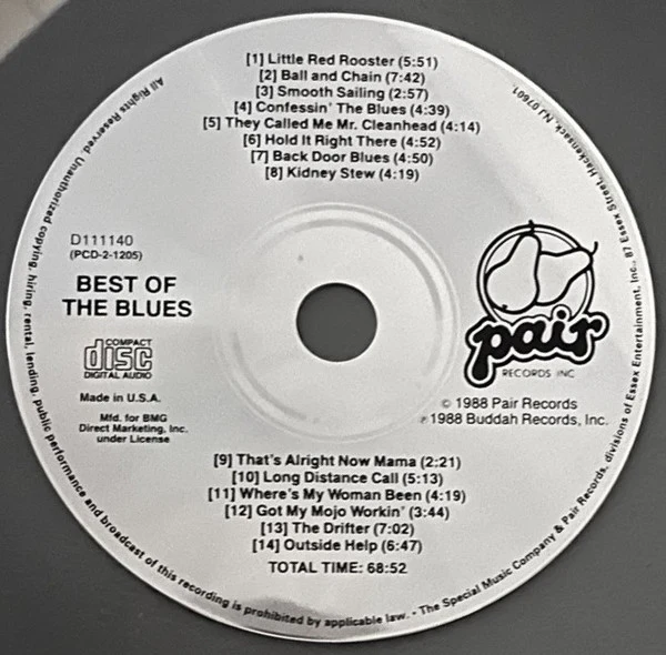 Various - Best Of The Blues: A Summit Meeting (CD, Comp, Club) (Very Good Plus (VG+)) - Image 3