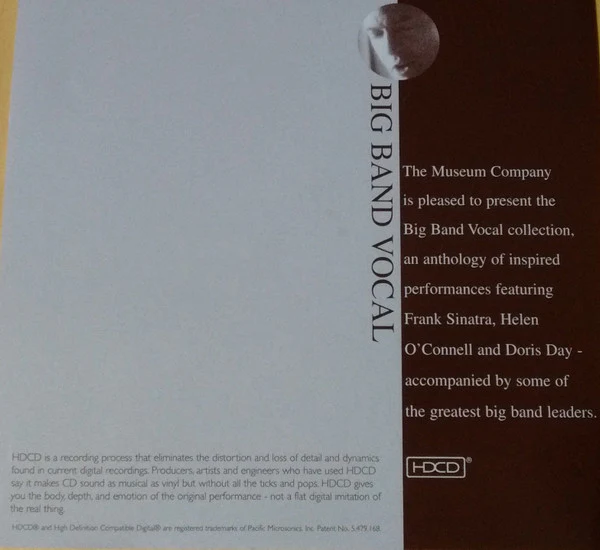 Various - Big Band Vocal (HDCD, Comp) (Near Mint (NM or M-)) - Image 2