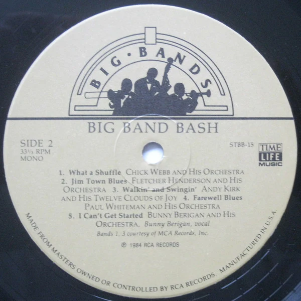 Various - Big Bands: Big Band Bash (2xLP, Comp, Mono) (Near Mint (NM or M-)) - Image 4