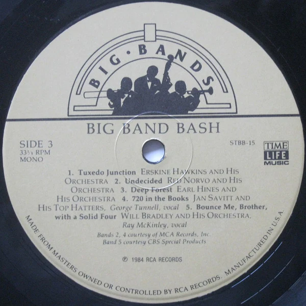 Various - Big Bands: Big Band Bash (2xLP, Comp, Mono) (Near Mint (NM or M-)) - Image 5