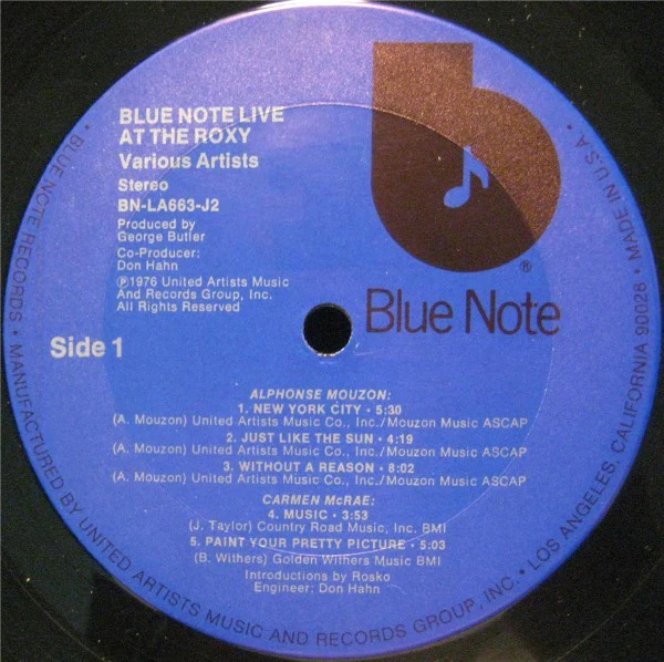Various - Blue Note Live At The Roxy (2xLP, Comp, Gat) (Very Good (VG)) - Image 5