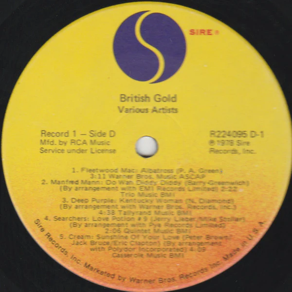Various - British Gold (2xLP, Comp, Club) (Very Good Plus (VG+)) - Image 5