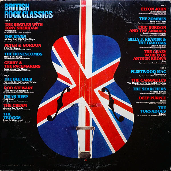 Various - British Rock Classics (2xLP, Comp, Club) (Very Good Plus (VG+)) - Image 2