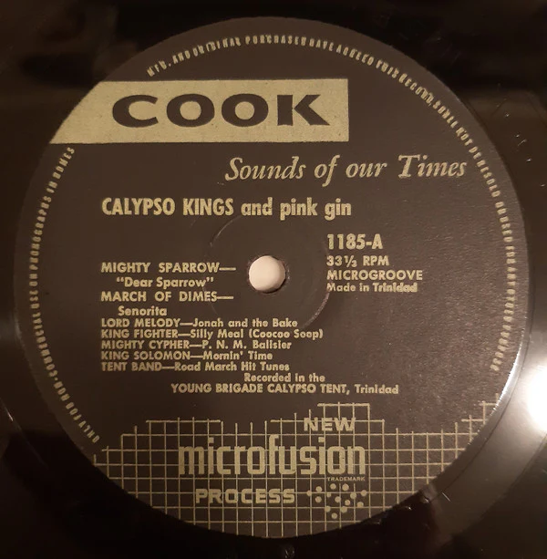Various - Calypso Kings And Pink Gin (LP, Comp, Bla) (Very Good Plus (VG+)) - Image 3