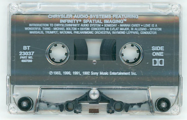 Various - Chrysler Audio Systems Featuring Infinity Spatial Imaging™ (Cass, Comp) (Near Mint (NM or M-)) - Image 4