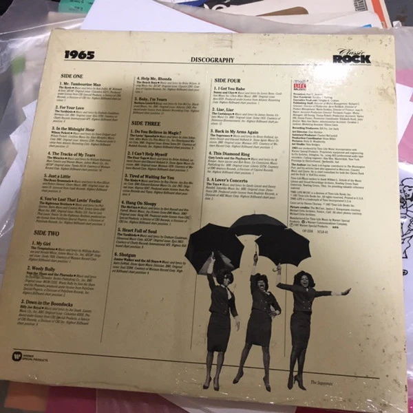 Various - Classic Rock 1965 (2xLP, Comp) (Near Mint (NM or M-)) - Image 2