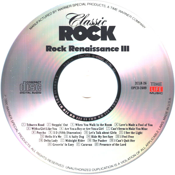 Various - Classic Rock - Rock Renaissance III (CD, Comp) (Near Mint (NM or M-)) - Image 3