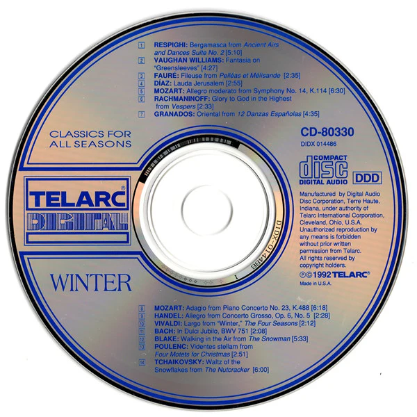 Various - Classics For All Seasons: Winter (CD, Comp) (Near Mint (NM or M-)) - Image 4