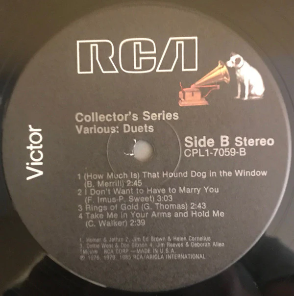 Various - Collector's Series Various: Duets (LP, Comp) (Very Good Plus (VG+)) - Image 4