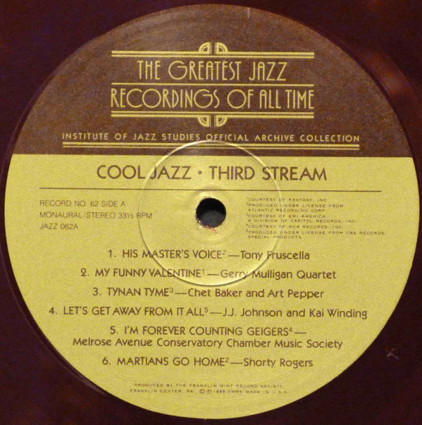 Various - Cool Jazz - Third Stream (4xLP, Comp, Ltd, Red) (Very Good Plus (VG+)) - Image 5