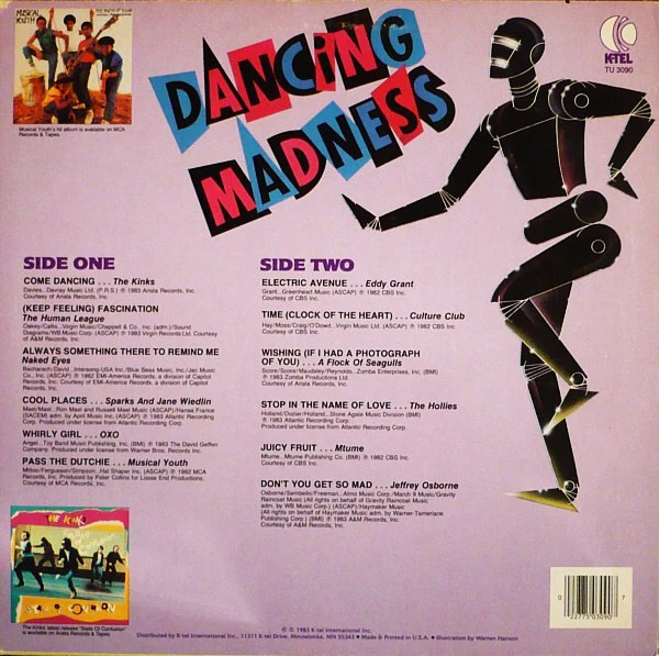Various - Dancing Madness (LP, Comp, 74 ) (Near Mint (NM or M-)) - Image 2