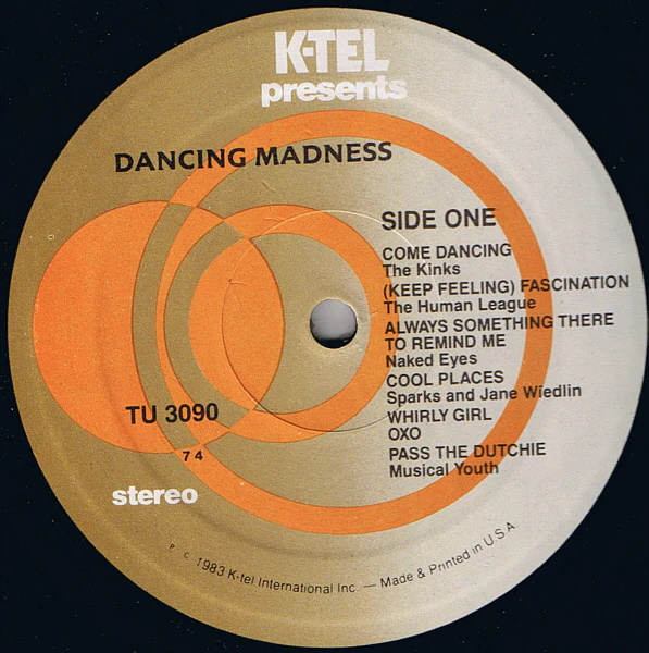 Various - Dancing Madness (LP, Comp, 74 ) (Near Mint (NM or M-)) - Image 3