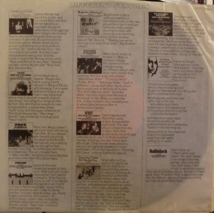 Various - Different Strokes (19 Contemporary Artists Perform Music Of Our Time) (LP, Comp) (Very Good Plus (VG+)) - Image 5