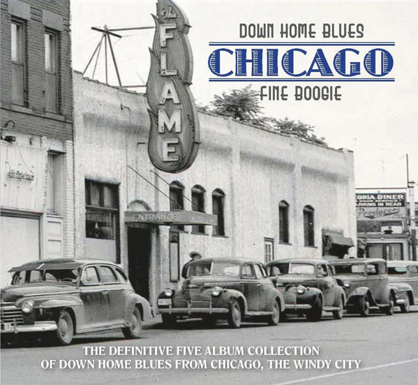 Various - Down Home Blues - Chicago - Fine Boogie (5xCD, Comp, RM) (Near Mint (NM or M-))