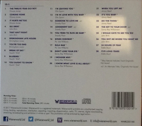 Various - Down Home Blues - Chicago - Fine Boogie (5xCD, Comp, RM) (Near Mint (NM or M-)) - Image 4