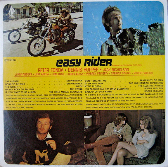 Various - Easy Rider (Music From The Soundtrack) (LP, Album, Ter) (Good Plus (G+)) - Image 2