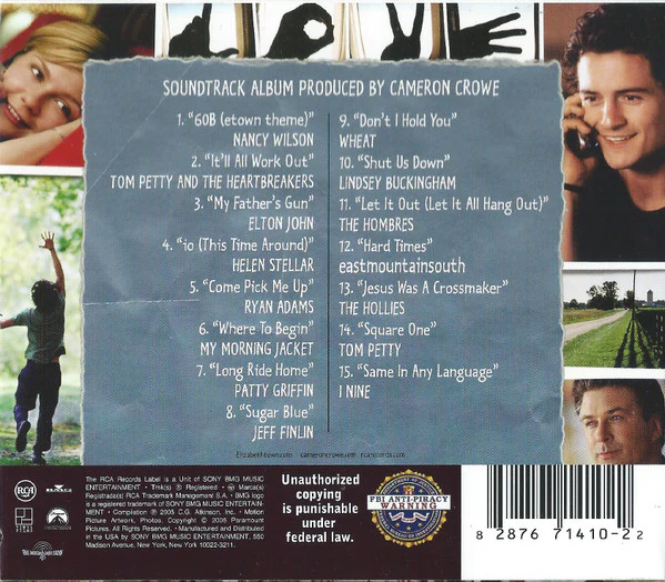 Various - Elizabethtown (Music From The Motion Picture) (CD, Album) (Very Good Plus (VG+)) - Image 4