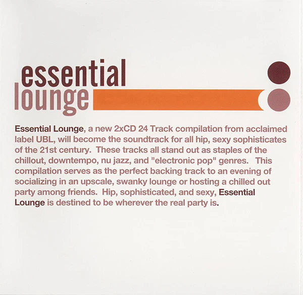 Various - Essential Lounge (2xCD, Comp) (Very Good Plus (VG+)) - Image 4