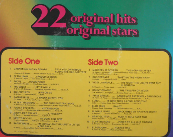 Various - Fantastic 22 Original Hits 22 Original Stars (LP, Comp, Ltd, Son) (Very Good Plus (VG+)) - Image 2