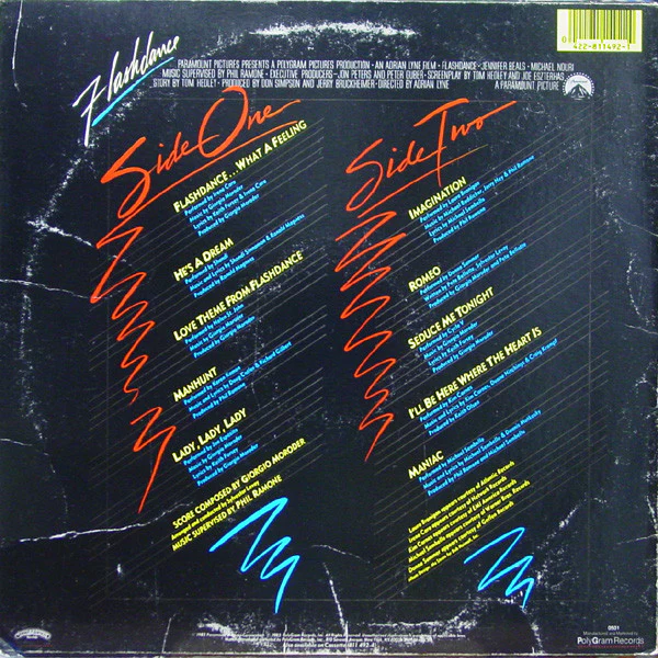 Various - Flashdance (Original Soundtrack From The Motion Picture) (LP, Album, 53 ) (Very Good Plus (VG+)) - Image 2