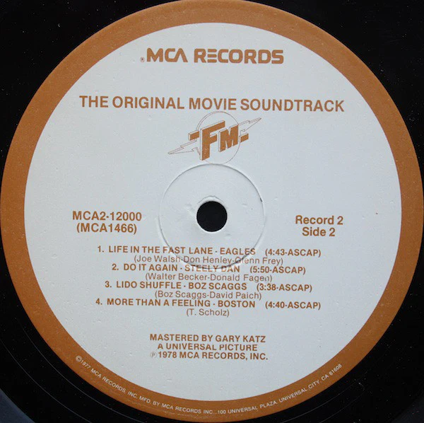 Various - FM (The Original Movie Soundtrack) (2xLP, Album, Comp, Glo) (Very Good Plus (VG+)) - Image 5