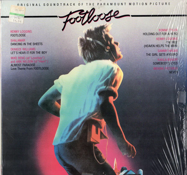 Various - Footloose (Original Motion Picture Soundtrack) (LP, Comp, Car) (Near Mint (NM or M-))