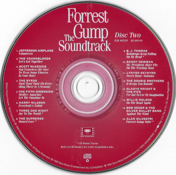 Various - Forrest Gump (The Soundtrack) (2xCD, Comp) (Very Good Plus (VG+)) - Image 5