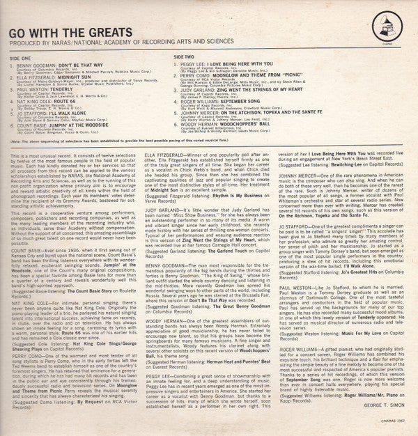 Various - Go With The Greats (LP, Comp, Ter) (Very Good Plus (VG+)) - Image 2