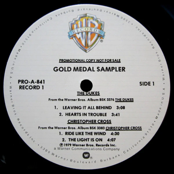 Various - Gold Medal (2xLP, Comp, Promo, Smplr) (Very Good Plus (VG+)) - Image 4