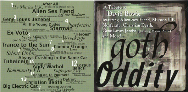 Various - Goth Oddity - A Tribute To David Bowie (CD, Comp) (Near Mint (NM or M-)) - Image 4