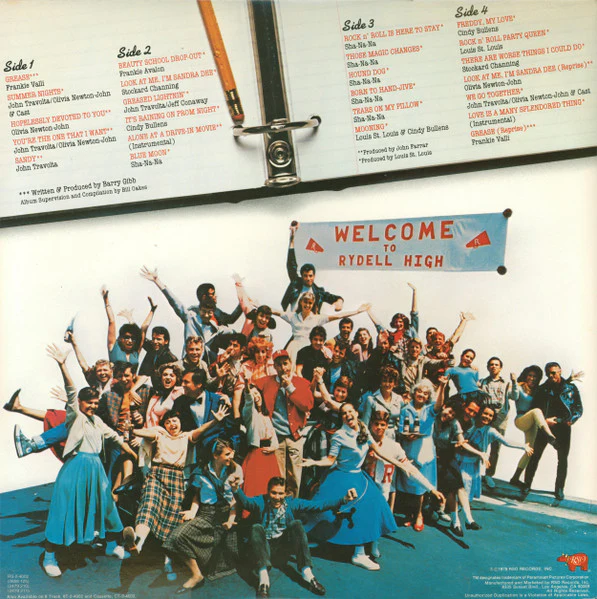Various - Grease (The Original Soundtrack From The Motion Picture) (2xLP, Album, Com) (Very Good (VG)) - Image 2