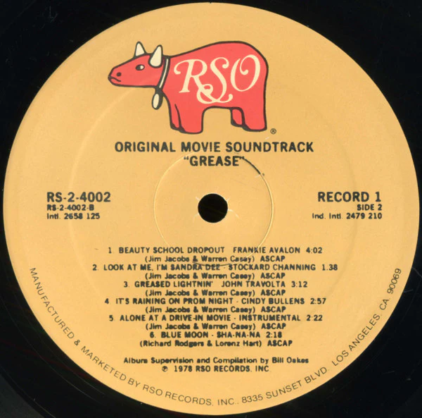 Various - Grease (The Original Soundtrack From The Motion Picture) (2xLP, Album, Com) (Very Good (VG)) - Image 4