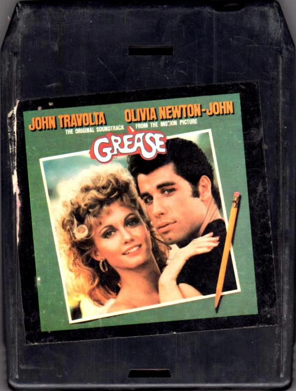 Various - Grease (The Original Soundtrack From The Motion Picture) (8-Trk, Album) (Very Good Plus (VG+))