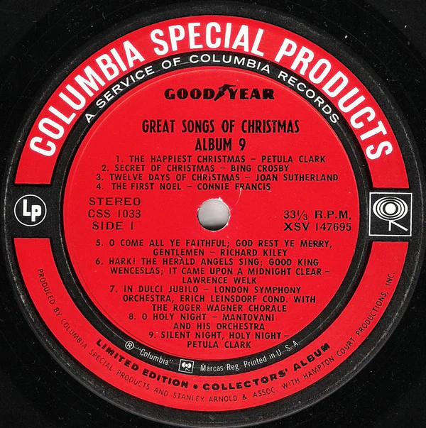 Various - Great Songs Of Christmas, Album Nine (LP, Comp, Ltd) (Very Good (VG)) - Image 5