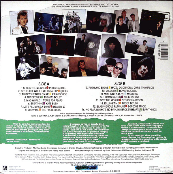 Various - Greenpeace (LP, Comp, B -) (Near Mint (NM or M-)) - Image 4