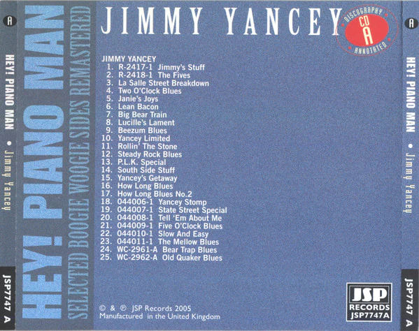 Various - Hey! Piano Man (Selected Boogie Woogie Sides Remastered) (4xCD, Comp, Box) (Near Mint (NM or M-)) - Image 4