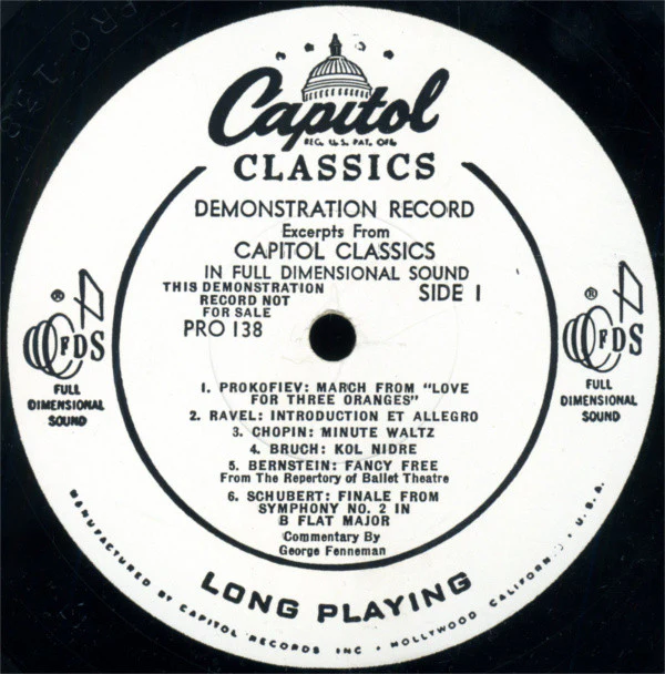 Various - Hi-Fi Demonstration Record (10", Comp, Promo) (Very Good Plus (VG+)) - Image 3