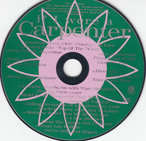 Various - If I Were A Carpenter (CD, Album) (Very Good Plus (VG+)) - Image 3
