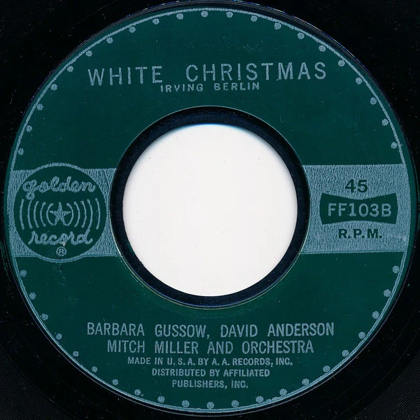 Various - Irving Berlin's White Christmas (7", Gre) (Very Good (VG)) - Image 4